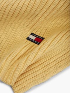 Heritage Logo Rib-Knit Scarf — Yellow 2