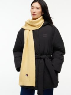 Heritage Logo Rib-Knit Scarf — Yellow 4