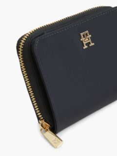 Hilfiger Icon Zip-Around Flap Wallet — Blue 4