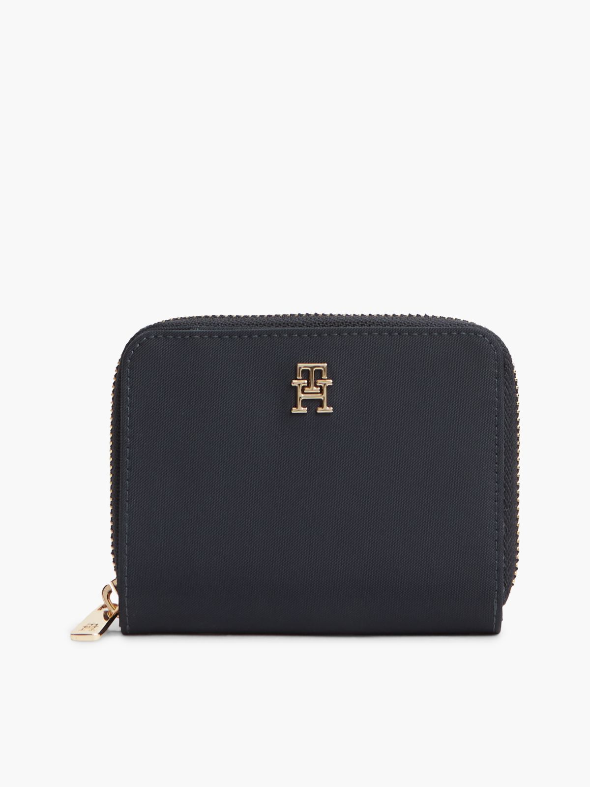 Hilfiger Icon Zip-Around Flap Wallet — Blue