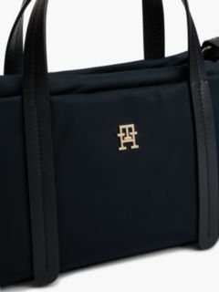TH Monogram Textile Crossbody Bag — Black 4