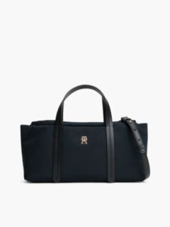 TH Monogram Textile Crossbody Bag — Black 1