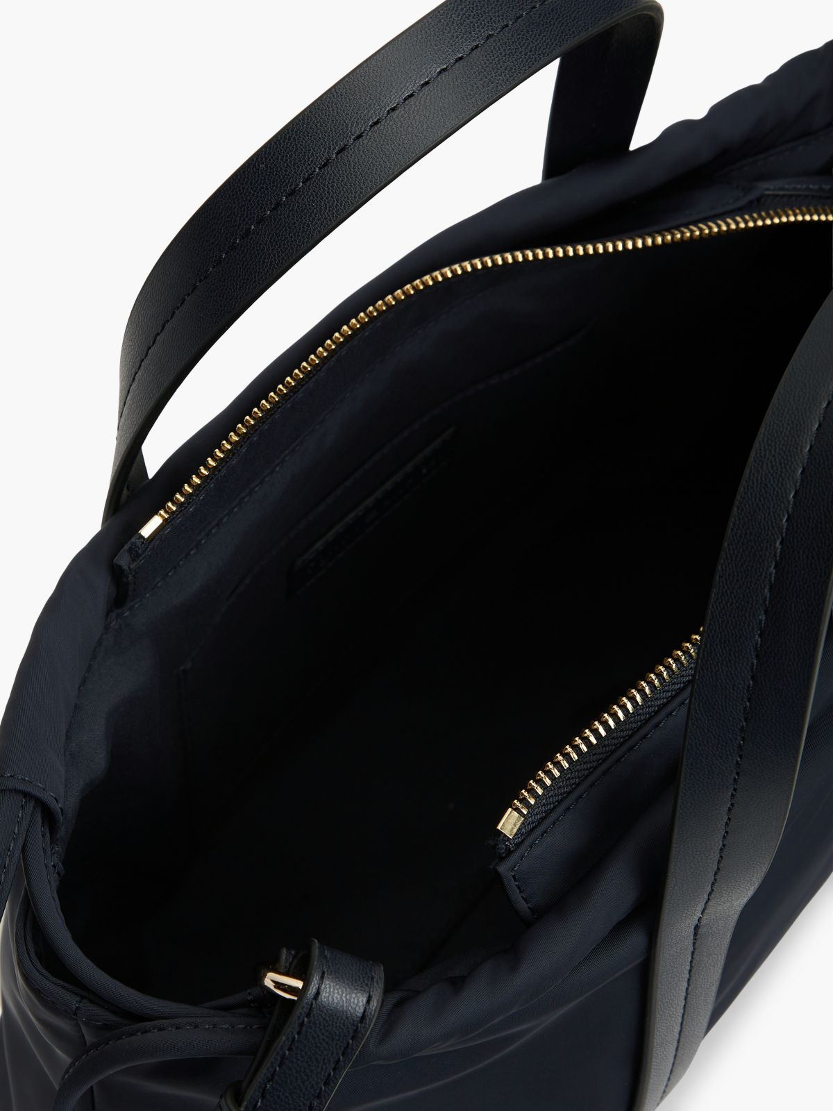 TH Monogram Textile Crossbody Bag — Blue