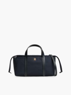 TH Monogram Textile Crossbody Bag — Blue 1