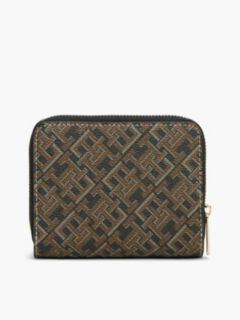 Hilfiger Icon Print Zip-Around Wallet — Black 2