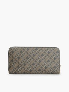 Hilfiger Icon Print Zip-Around Wallet — Black 2
