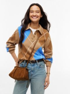 Soft Suede Crossbody Bag — Brown 2