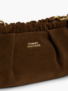 Soft Suede Crossbody Bag — Brown 5