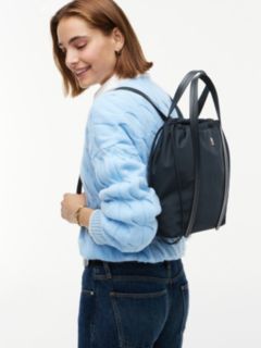 TH Monogram Convertible Tote Bag Backpack — Blue 2