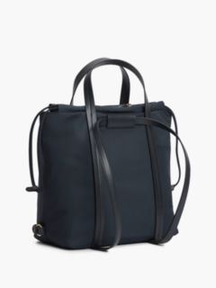 TH Monogram Convertible Tote Bag Backpack — Blue 3
