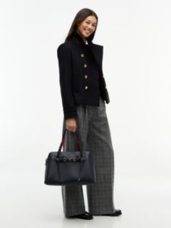 Buckle Strap Tote Bag — Blue 2