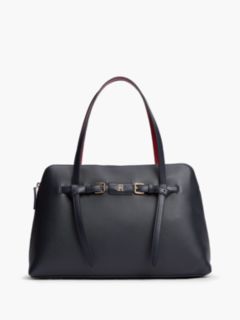 Buckle Strap Tote Bag — Blue 1