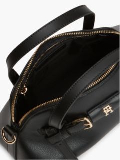 Buckle Strap Crossbody Tote Bag — Black 4