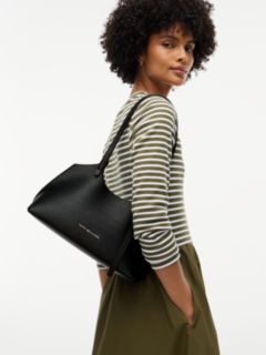 Modern Textured Tote Bag — Black 2