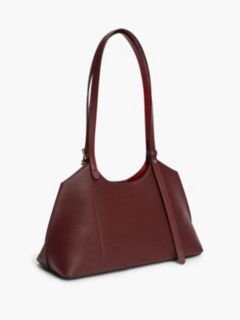Modern Textured Tote Bag — Red 3