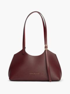 Modern Textured Tote Bag — Red 1