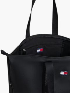 Essential Repeat Logo Tote Bag — Black 5