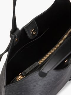 Modern Textured Tote Bag — Black 5
