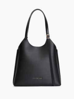 Modern Textured Tote Bag — Black 1