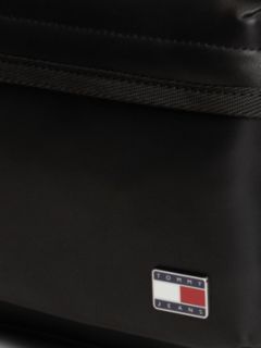 Essential Logo Plaque Dome Backpack — Black 4