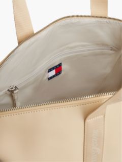 Essential Repeat Logo Tote Bag — Beige 5
