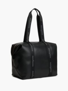 Essential Repeat Logo Tote Bag — Black 3