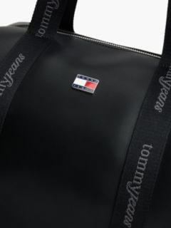 Essential Repeat Logo Tote Bag — Black 4