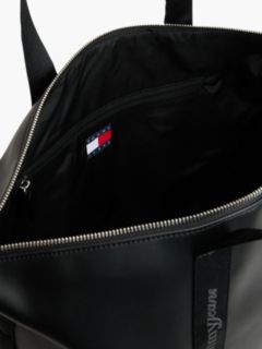Essential Repeat Logo Tote Bag — Black 5