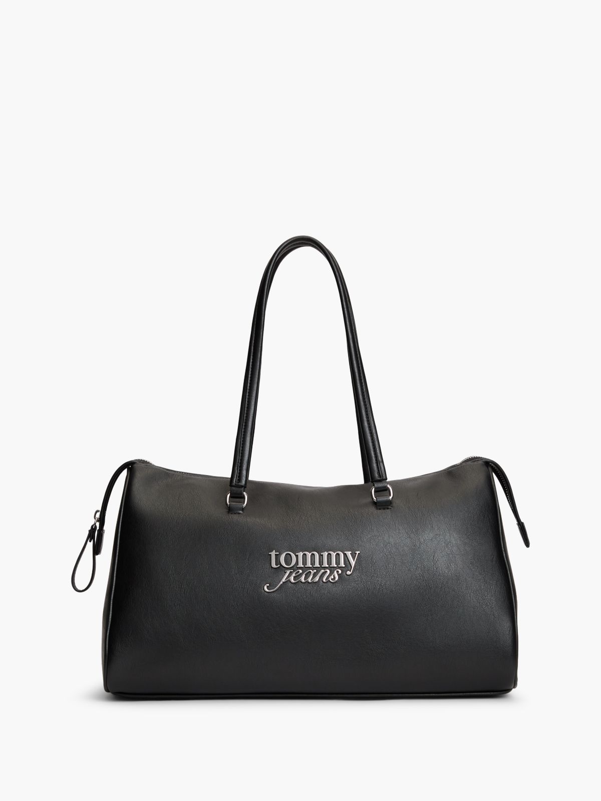 Metal Logo Tote Bag — Black