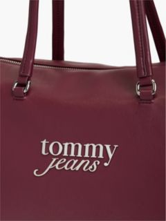 Metal Logo Tote Bag — Brown 4