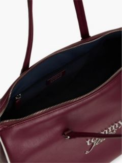 Metal Logo Tote Bag — Brown 5