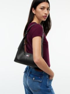 City Logo Plaque Shoulder Bag — Black 2