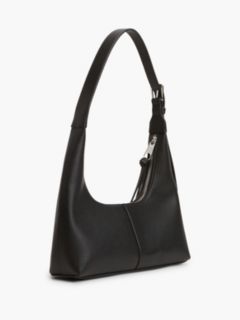 City Logo Plaque Shoulder Bag — Black 3