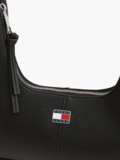 City Logo Plaque Shoulder Bag — Black 5