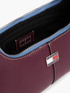 City Logo Plaque Shoulder Bag — Brown 4