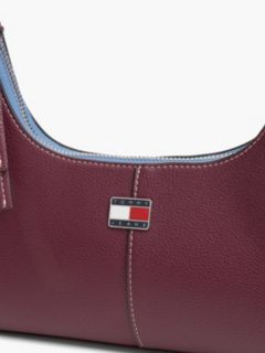 City Logo Plaque Shoulder Bag — Brown 5