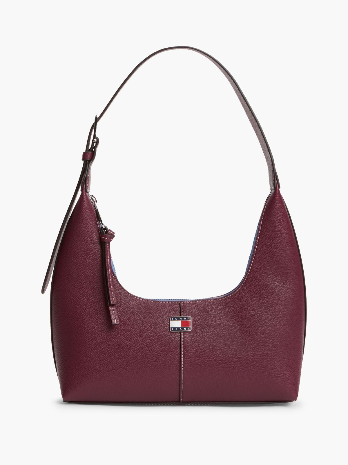 City Logo Plaque Shoulder Bag — Brown