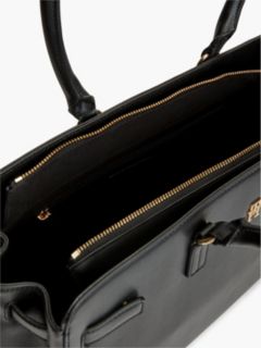 TH Monogram Plaque Tote Bag — Black 5
