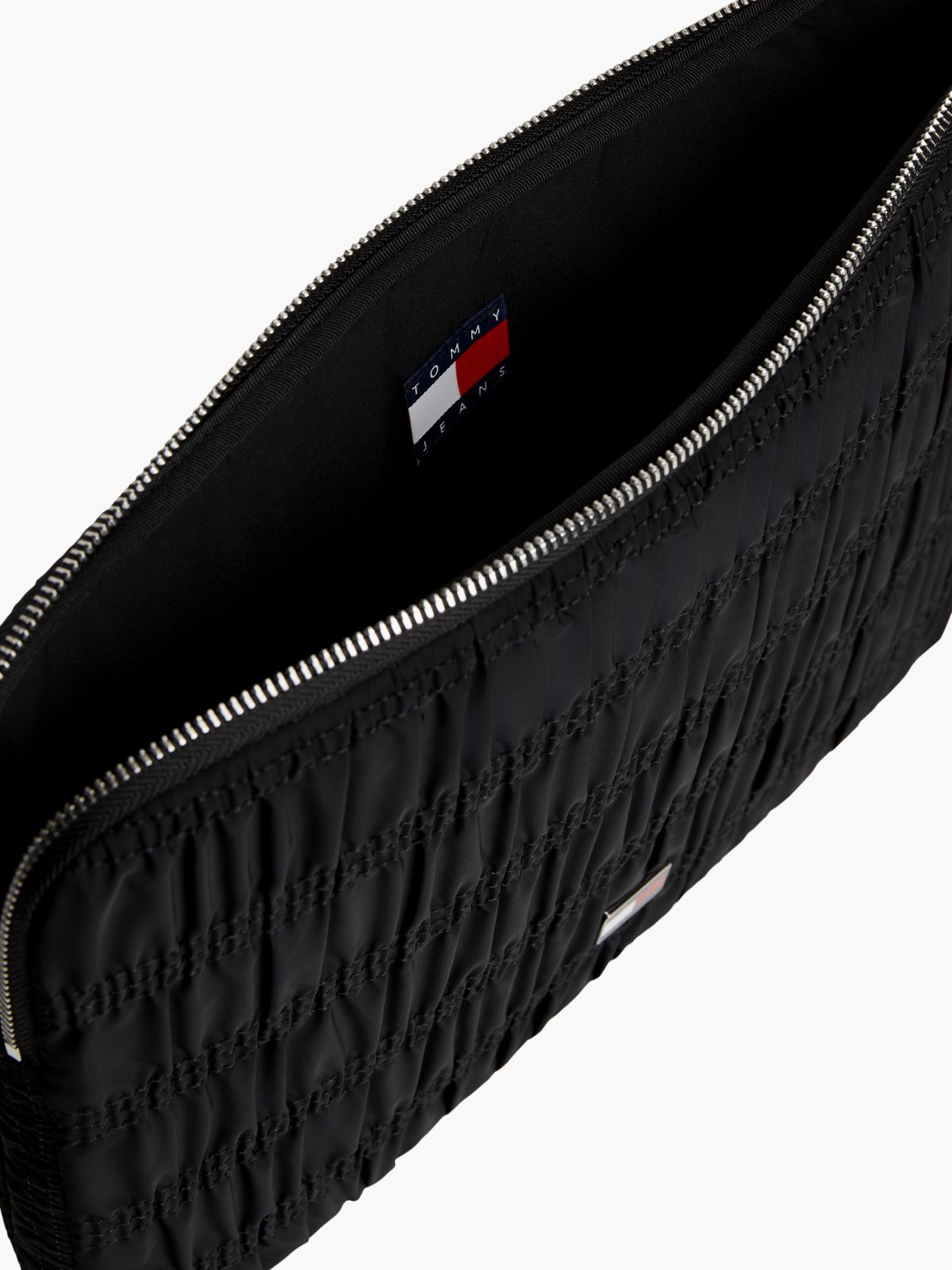Smock Logo Plaque Laptop Sleeve — Black