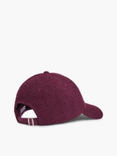 Chic Bouclé Baseball Cap — Red 2