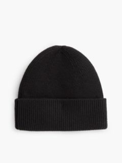 Hilfiger Flag Embroidery Beanie With Wool — Black 2