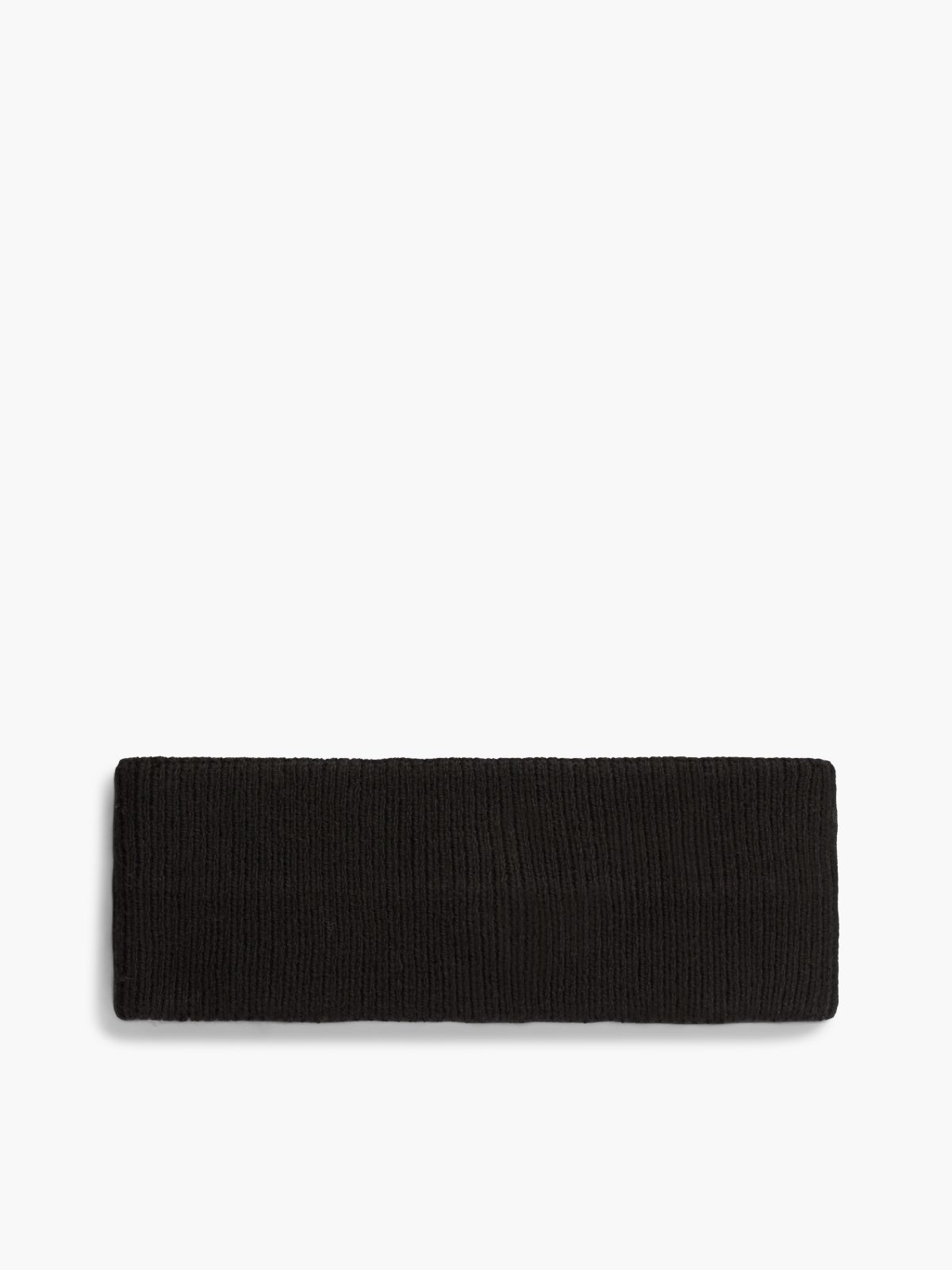 Hilfiger Flag Knit Headband With Wool — Black