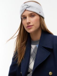 Hilfiger Flag Knit Headband With Wool — Grey 4