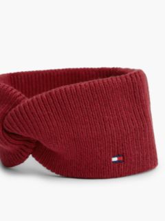Hilfiger Flag Knit Headband With Wool — Red 3