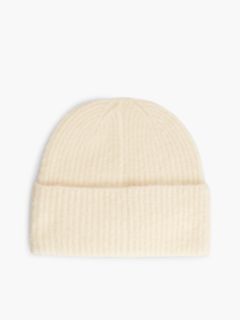 Chic Beanie With Alpaca — Beige 2