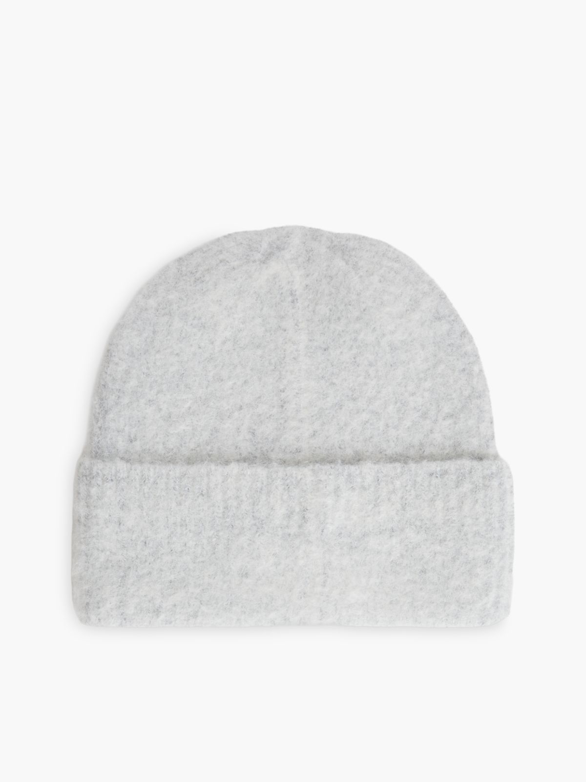 Chic Beanie With Alpaca — Grey