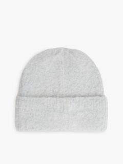 Chic Beanie With Alpaca — Grey 2