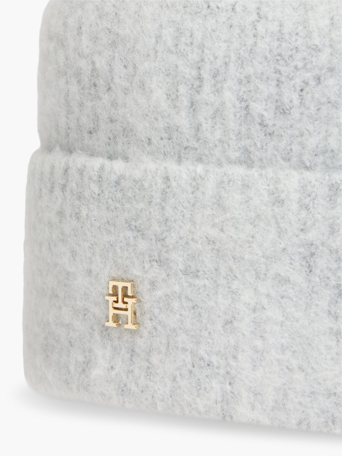 Chic Beanie With Alpaca — Grey