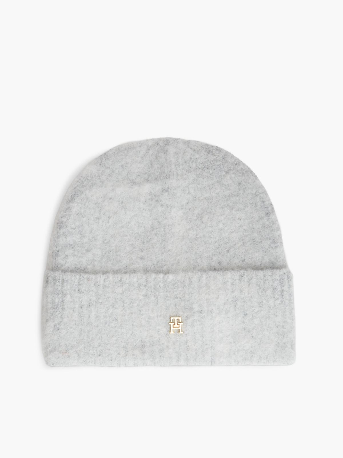 Chic Beanie With Alpaca — Grey