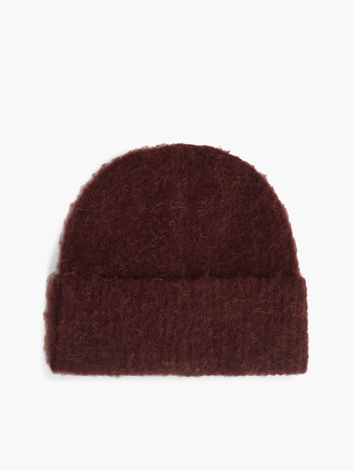 Chic Beanie With Alpaca — Red